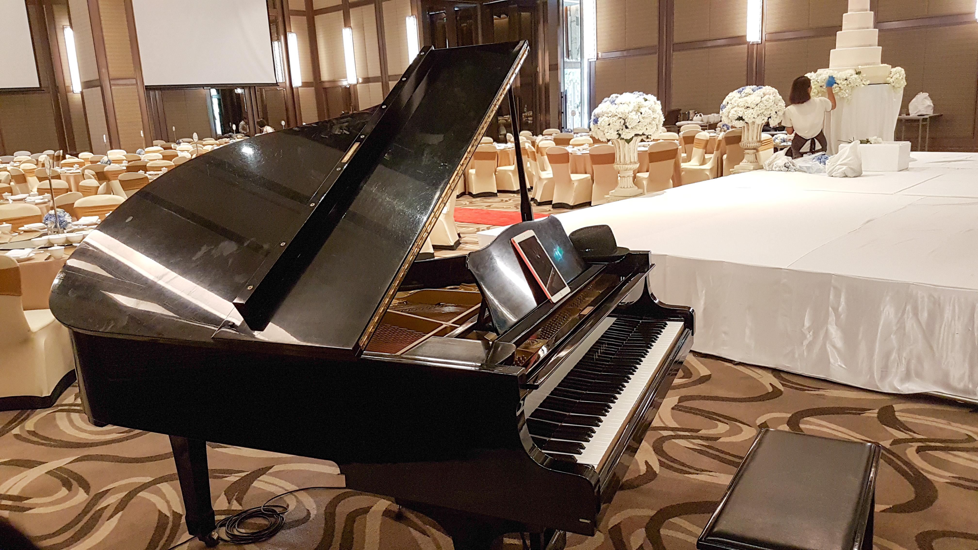 Grand Piano ที่ใช้เล่นในงานนี้